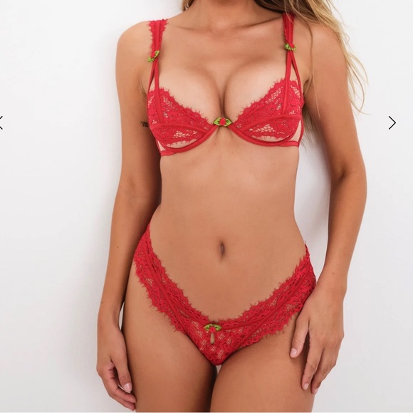 For Love And Lemons Other - BNWT FL&L Rosa Lace Thong Panty